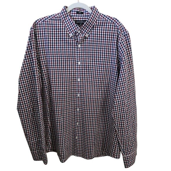 J.Crew Mercantile Flex Slim Lot of 2 Plaid Button Down Shirts Size XLT - Picture 2 of 10